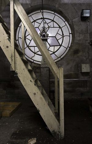 clock stairs 
